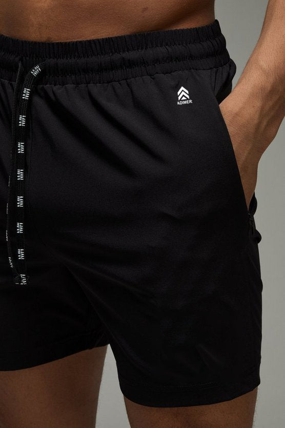 Black Man Active Performance Training Depth 5inch Short
