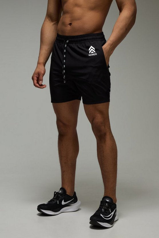 Black Man Active Performance Training Depth 5inch Short