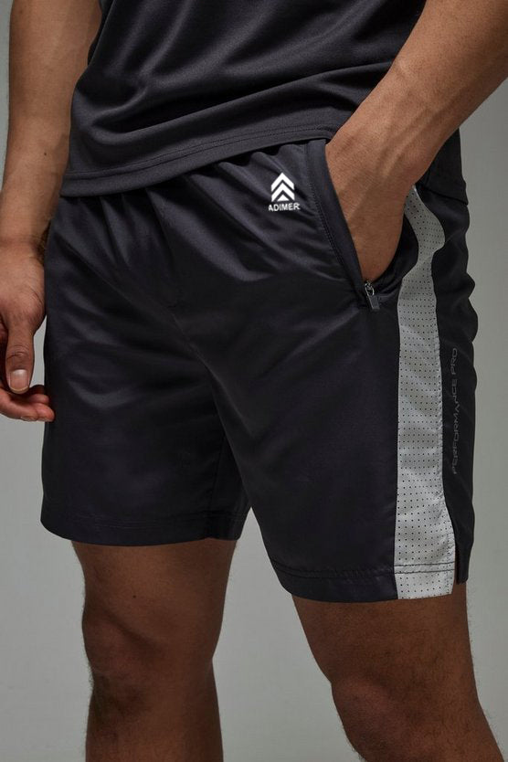 Charcoal Man Active Light Weight Perforated 7inch Shorts