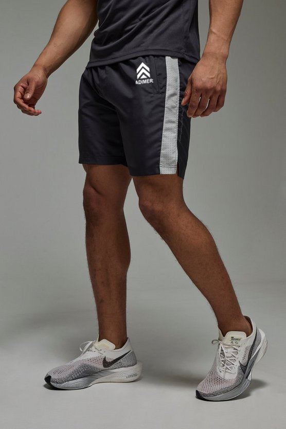 Charcoal Man Active Light Weight Perforated 7inch Shorts