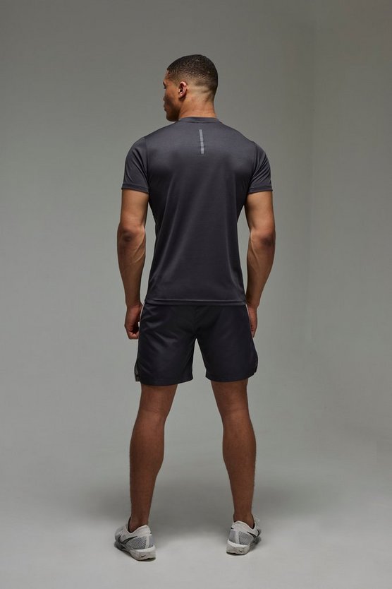 Charcoal Man Active Light Weight Perforated 7inch Shorts