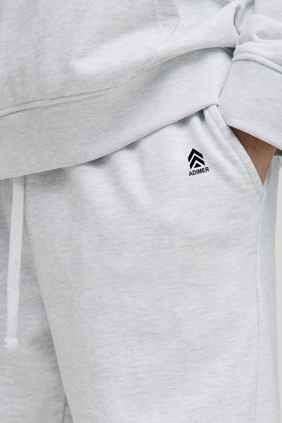 Grey Marl Relaxed Edizione Limitata Heavyweight Joggers