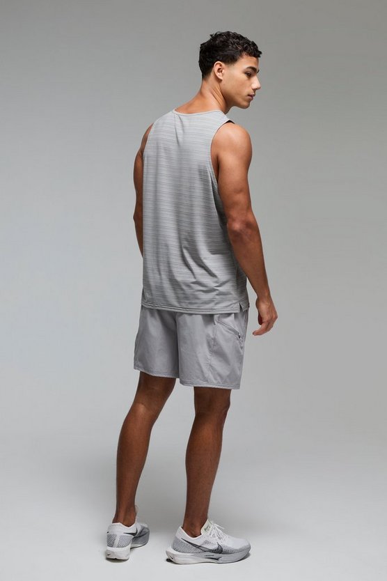 Light Grey Man Active Engineered Performance Regular Fit Vest